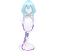 Anime Cosplay Wig，Arknights Mizuki Wig，Light blue gradient purple long Wig，with Free Wig Cap，for Christmas Carnival party Halloween Cosplay Wig