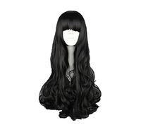 Anime Cosplay Wig Blake Belladonna Long Black Wavy Heat Resistant Cosplay Costume Wig