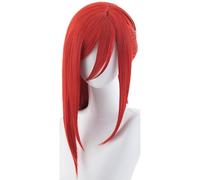Anime Cosplay Wig for Chigiri Hyoma Halloween Straight Red Synthetic Heat Resistant Hair