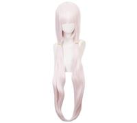 Anime Cosplay Wig for Chocola Vanilla Long Heat Resistant Synthetic Wigs for Halloween Costume Party Role Play (Pink)