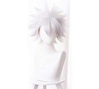 Anime Cosplay Wig for Demon Slayer Wigs Carnival Heat Resistant Synthetic Hair Carnival Halloween (Shinazugawa Sanemi Wig)