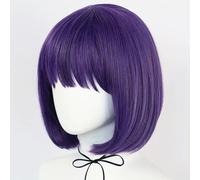 Anime Cosplay Wig for Kitagawa Marin Purple Short 12 IN Hair Heat Synthetic Hair Halloween Christmas Party