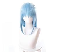 Anime Cosplay Wig for Rimuru Tempest Heat Resistant Hair Synthetic Halloween Christmas Party Wigs