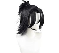Anime Cosplay Wig, HORI-san To MIYAMURA-kun OVA Wig, Miyamura Izumi Wig, Black Synthetic Short Wig, With Free Wig Cap, for Party Daily Halloween