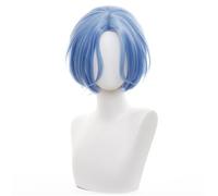 Anime Cosplay Wig Langa Blue Short Halloween Costume Cosplay Wig,For Christmas Carnival Party