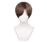 Anime Cosplay Wig Leon Scott Kennedy Short Brown Halloween Costume Cosplay Wig,For Christmas Carnival Party