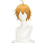 Anime Cosplay Wig THASMA Cosplay Wig Game Genshin Effect THMA Light Brown Ponytail Hair Peluca Anime Halloween Party Carnival Role Play Wigs