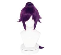Anime Cosplay Wig Yoruichi Shihouin Purple Long Ponytail Halloween Costume Cosplay Wig,For Christmas Carnival Party