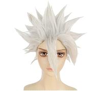 Anime Cosplay Wigs, Shinazugawa Sanemi Cosplay Wig for Demon Slayer Props Accessories With Free Wig Cap