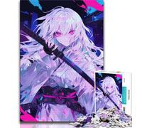Anime Crow Girl 1000 Piece Jigsaw Puzzle for Adults And Teenagers,Decompressing Intellectual Educational Toy Secret Santa Gifts (75x50cm)