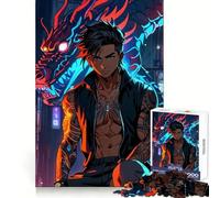 Anime Cyberpunk Cyborg Boy 1000 Piece Jigsaws for Adults Puzzle Focus Training Stress Free Fun Tight Join Creative Gift (50x75cm)
