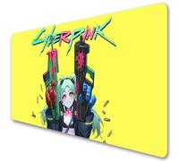 Anime Cyberpunk Edgerunner Rebecca Gaming Mouse Pad,Large Desk Mouse Mat, Anti Slip Rubber Base Keyboard Pad,PC Accessories Gaming (A03, 800 x 300 mm)