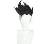 Anime Cyberpunk: Edgerunners Cosplay Wig, David Martinez Black Grey Short Hair, Role Play Halloween Party Costume Wig + Cap Cosplay Anime Wig Coser