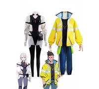 Anime Cyberpunk Edgerunners David Cosplay Costume Anime Cyberpunk:Edgerunners David Cosplay Suit Halloween Costumes for Men woma XXL A