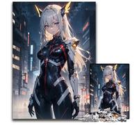 Anime Cyberpunk Girl 1000 Piece Jigsaw Puzzles for Adults Difficult Puzzles for Adults for Teenagers Family Game Night BrainChallenging Gift Idea 1000 PCS(75x50cm)