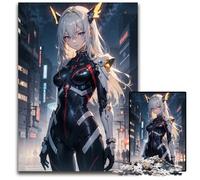 Anime Cyberpunk Girl Jigsaw Puzzles for Adults 1000 Piece Difficult Puzzles for Adults Family Activity DIY Home Decor 1000 PCS(38x26cm)