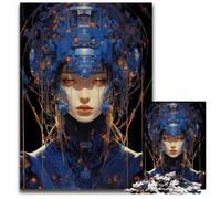 Anime Cyborg Warrior Adult Jigsaw Puzzles 1000 Pieces Jigsaw Puzzles BrainChallenging DIY Decorative Game Family Interactive Toy 1000 PCS(75x50cm)