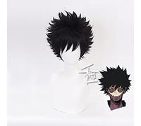 Anime Dabi Cosplay Short Black Wig Boku no Hero Academia Heat-resistant Fiber Hair + Wig Cap Party Men