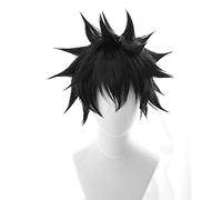 Anime Dabi Wig Cosplay Costume Boku no Hero Academia Short Black Synthetic Hair Halloween Party Wigs+Wig Cap