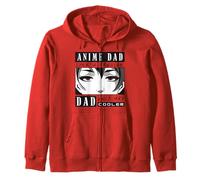 Anime Dad Like A Regular Dad Only Way Cooler Otaku Dad Gifts Zip Hoodie
