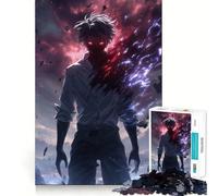 Anime Dark Aether Hero Jigsaw 1000 Piece Mind Skill Play Stable Fit No Shifting Parts Enjoyable Pastime for Long Weekends (38x26cm)