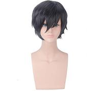 Anime DARLING in the FRANXX Hiro CODE 016 Black Short Wig Cosplay Costume Heat Resistant Synthetic Hair Wigs