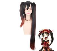 Anime Date A Live Nightmare Tokisaki Kurumi Long Wig Cosplay Costume Women Synthetic Hair Halloween Party Role Play Wigs