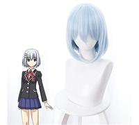 Anime Date a Live Tobiichi Origami Cosplay Wig Short Straight Heat Resistant Synthetic Hair Halloween Carnival Costume Wigs KUZ394
