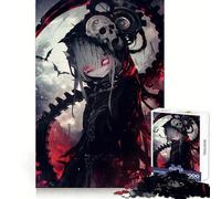 Anime Deadly Moon Vampire 1000 Pieces Jigsaws Adults Puzzles Gifts Think Training Unwind Easily Defined Edges Merry Gift (50x75cm)