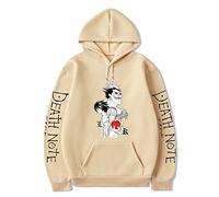Anime Death Note Hoodie L Lawliet Yagami Light Pullover Hoodies Unisex Death Note Ryuk Costume Anime Clothes for Men Women