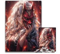 Anime Demon Assassin Puzzles 1000 Pieces for Adults Difficult Puzzles for Adults Challenging Brain Teaser for Teenagers Family Game Night Fun 1000 PCS(75x50cm)