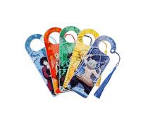 Anime Demon Bookmark Set, 5-Piece Acrylic Tanjiro Hashira Bookmarks for Readers, Students, Anime Fans, Book Lovers,Reading Accessories (5pc Hashira)