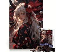 Anime Demon Elf Girl Jigsaw for Teenagers 1000 Pieces Mind Exercise Soft Distraction Exact Cut (38x26cm)