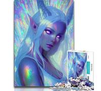 Anime Demon Girl 1000 Piece Jigsaw Puzzle for Adults Teens,Decompressing Intellectual Educational Toy Perfect Decoration 50x75cm