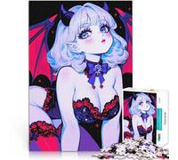 Anime Demon Girl Illustration1000 teenager Pieces Jigsaw Puzzle Challenging Game Toys for is ideal as a gift for the whole family 38x26cm
