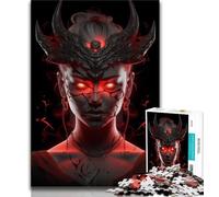 Anime Demon Girl Jigsaw Puzzles for Adults 1000 Jigsaws,Challenging To Complete But Fun And Humorous Unique Home Decor And Gifts (50x75cm)