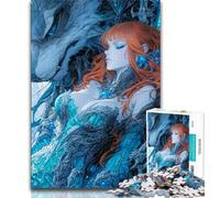 Anime Demon Girl Jigsaw Puzzles for Adults 1000 Piece Puzzle,Learning Educational Toy for Is Ideal As A Gift for The Whole Family 38x26cm
