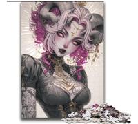 Anime Demon Girl Jigsaw Puzzles for Teenagers 2000 Piece Puzzle, Challenging Game And Family Play Parent-child Interaction (70x100cm)