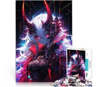 Anime Demon Girl with HornsPuzzles for Adults 2000 Piece learning educational toys Every Piece is Unique - Challenging Family Fun Game 70x100cm