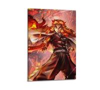 Anime Demon Slayer Kimetsu No Yaiba Character Poster Purgatory Anjuro Poster Decorative Painting Canvas Wall Posters And Art Picture Print Modern Family Bedroom Decor Posters 12x18inch(30x45cm)