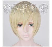 Anime Detective Conan,Case Closed Furuya Rei Cosplay Wigs Short Blonde Heat Resistant Synthetic Hair Wig + Wig Cap