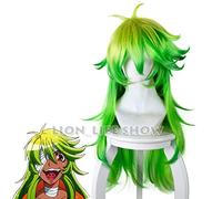 Anime Detention House Nanbaka Wig Nico Cospaly Wigs Long Green Synthetic Hair Peruca Cosplay Wigs
