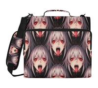 Anime Devil Girl Sexy 1.5-Inch 3-Ringing Organizer Binder with Handle Laege Capacity School Supplies Organizer for School/Office