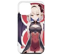 Anime Devil Girl Winged Red Horn Gothic Waifu Case for iPhone 12 Pro Max
