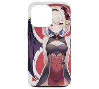 Anime Devil Girl Winged Red Horn Gothic Waifu Case for iPhone 13 Pro