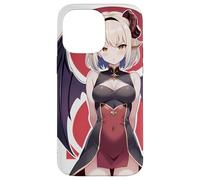 Anime Devil Girl Winged Red Horn Gothic Waifu Case for iPhone 14 Pro Max
