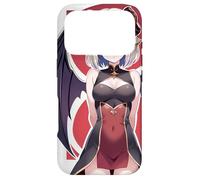 Anime Devil Girl Winged Red Horn Gothic Waifu Case for iPhone 17 Pro