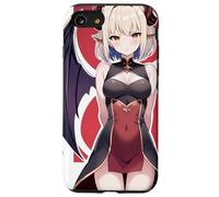 Anime Devil Girl Winged Red Horn Gothic Waifu Case for iPhone SE (2020) / 7/8