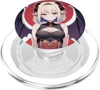 Anime Devil Girl Winged Red Horn Gothic Waifu PopSockets PopGrip for MagSafe