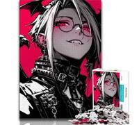 Anime Devil's Child Jigsaw Puzzles 1000 Pieces for Adults Teens,Toys Educational Games Stress Relieving Wishlist with Santa Claus 38x26cm